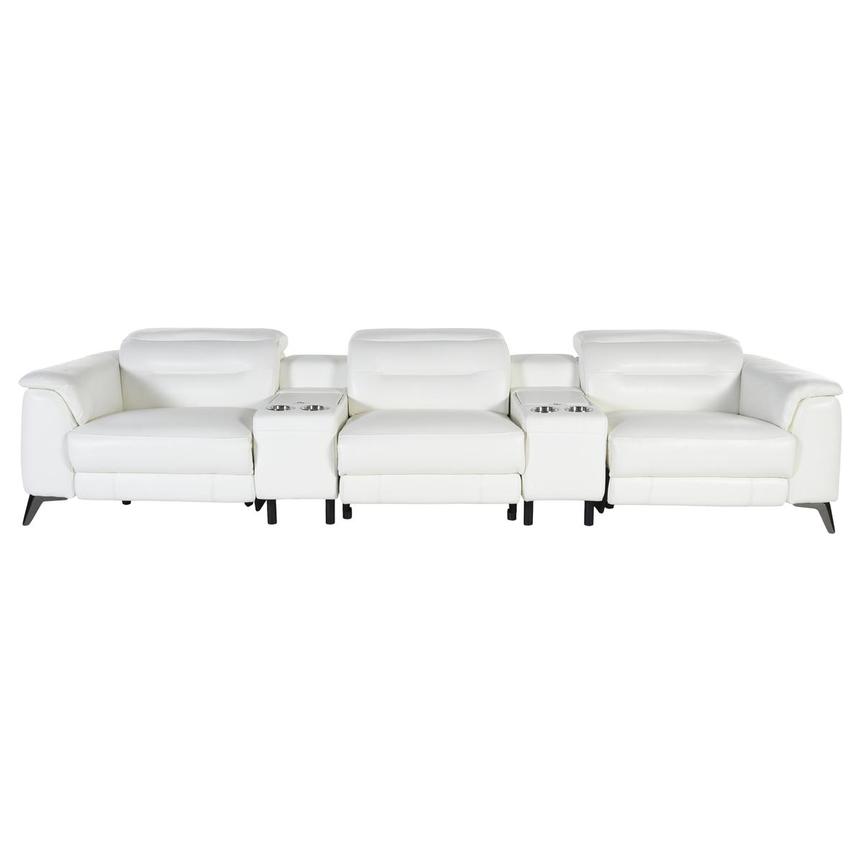 White leather theater seating sales