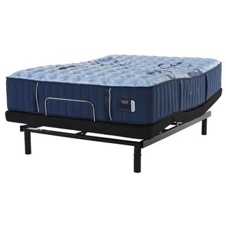 Estate TT-Firm King Mattress w/Ease® Powered Base by Stearns & Foster