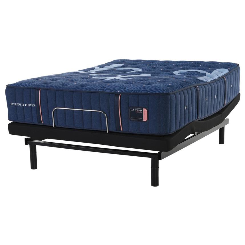 Lux Estate-Medium King Mattress w/Ease® Powered Base by Stearns & Foster main image, 1 of 4 images.