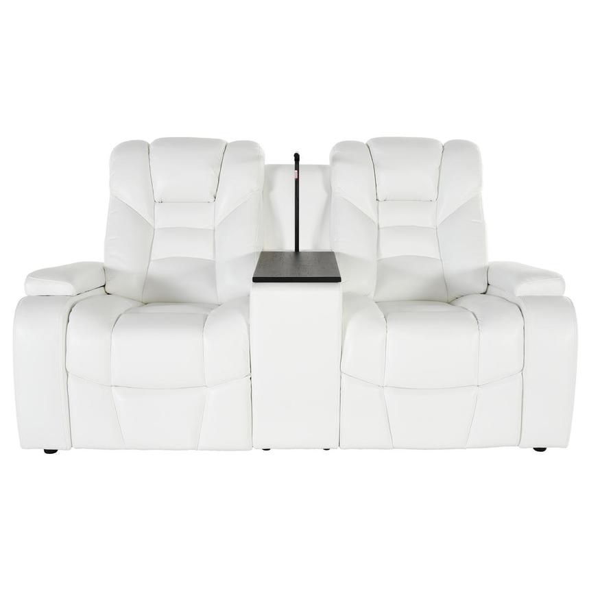 Doby Power Reclining Sofa w/Console  main image, 1 of 9 images.