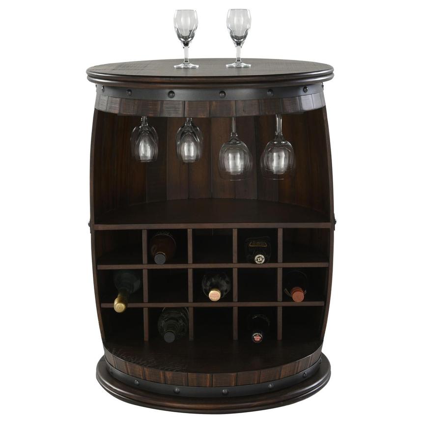Broc Brown Swivel Wine Rack | El Dorado Furniture