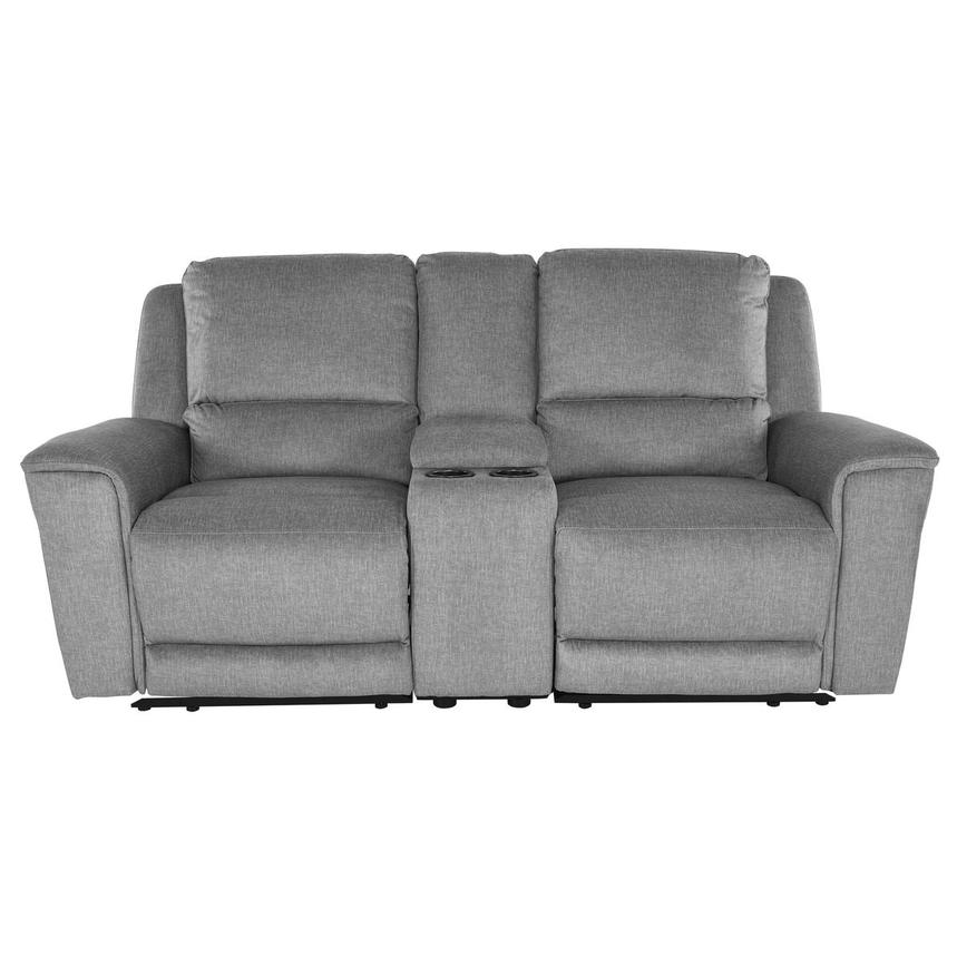 Lugano Power Reclining Sofa w/Console  main image, 1 of 6 images.