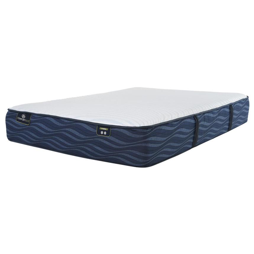 S20GL-Hybrid Plush Queen Mattress by Serta iComfortECO  main image, 1 of 5 images.