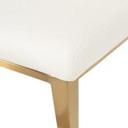 Hyde White/Gold Side Chair  alternate image, 7 of 8 images.