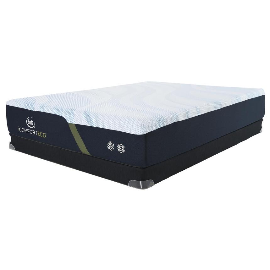 F10Medium Twin XL Mattress w/Low Foundation by Serta El