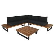 Bask Gray 3-Piece Patio Set  main image, 1 of 7 images.