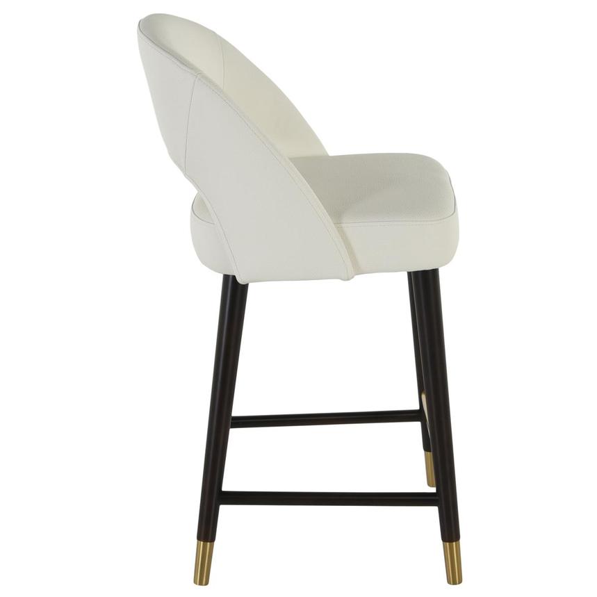 Charming White/Black Counter Stool  alternate image, 3 of 4 images.