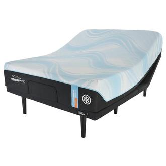 LuxeBreeze-Firm King Mattress w/Ergo® 3.0 Powered Base by Tempur-Pedic