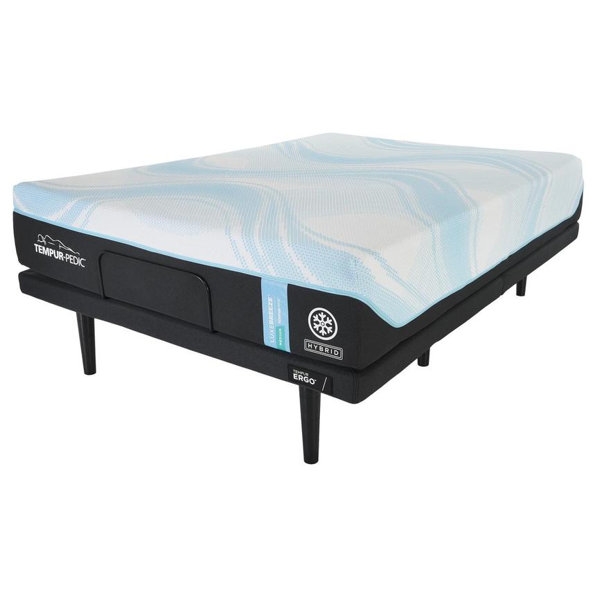 LuxeBreeze Hybrid-Medium King Mattress w/Ergo® 3.0 Powered Base by Tempur-Pedic  alternate image, 3 of 5 images.