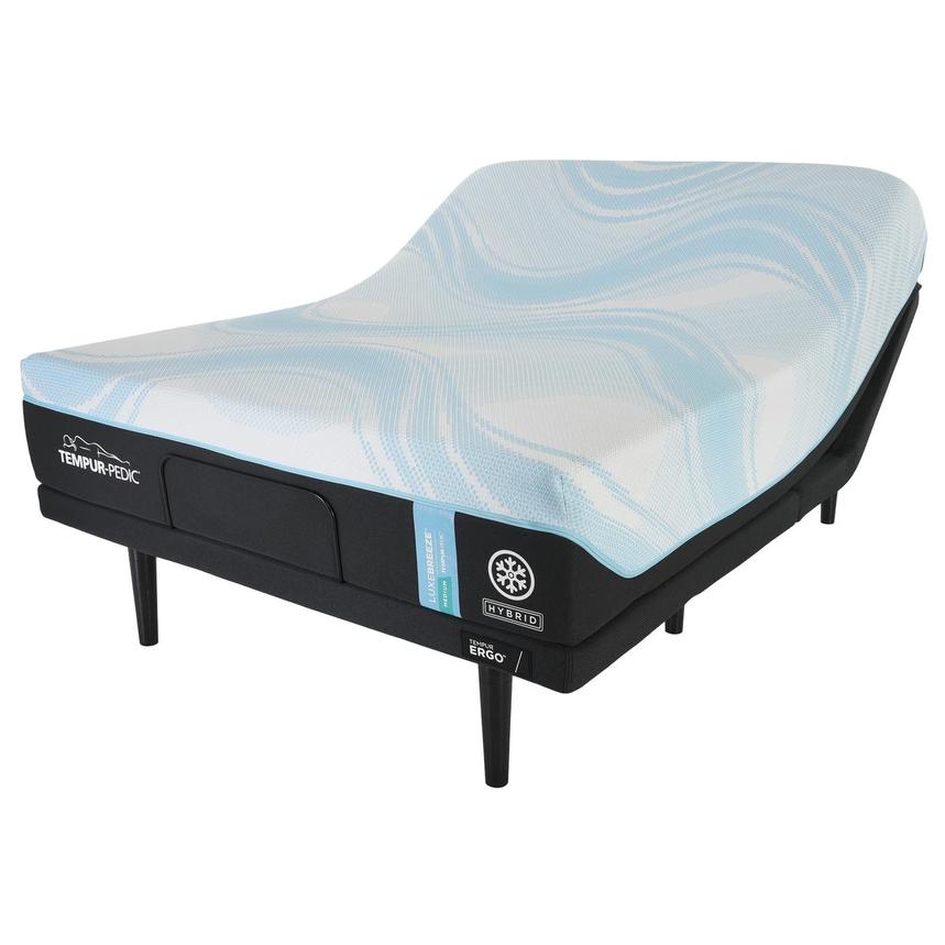 LuxeBreeze Hybrid-Medium King Mattress w/Ergo® 3.0 Powered Base by Tempur-Pedic main image, 1 of 5 images.