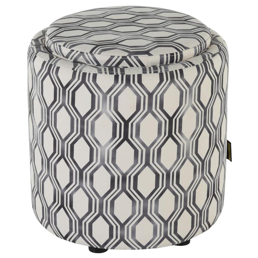 Joey II Gray Ottoman main image, 1 of 4 images.