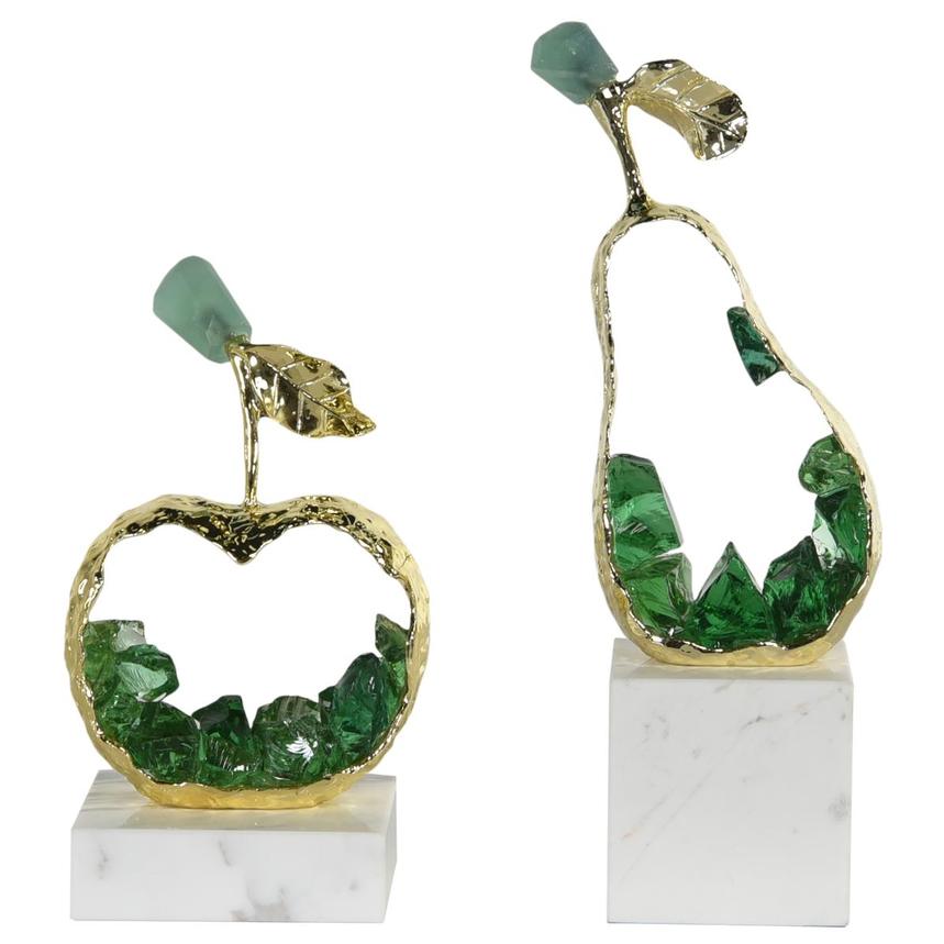 Apple Pears Set of 2 Sculptures  main image, 1 of 2 images.