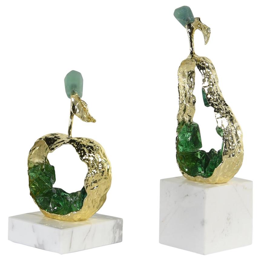 Apple Pears Set of 2 Sculptures alternate image, 2 of 2 images.
