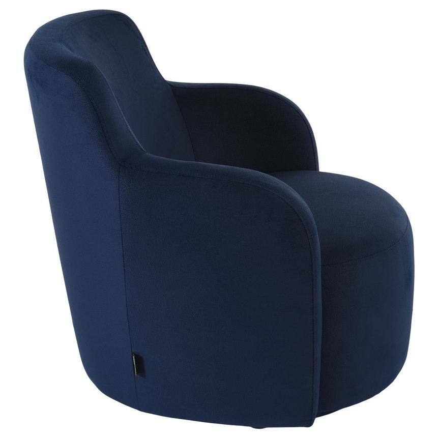 Joey II Blue Swivel Accent Chair  alternate image, 3 of 4 images.
