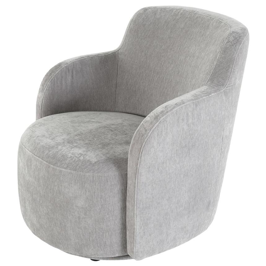 Joey II Gray Swivel Accent Chair  main image, 1 of 4 images.