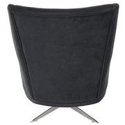 Loretto Navy Swivel Accent Chair  alternate image, 4 of 4 images.