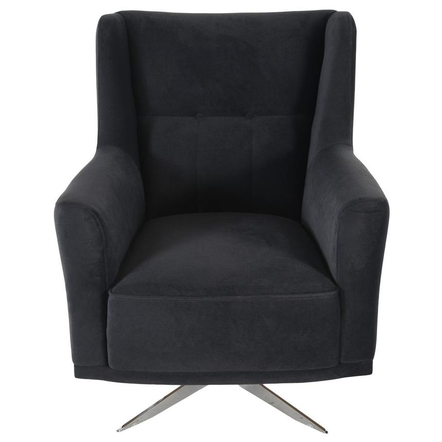 Loretto Navy Swivel Accent Chair El Dorado Furniture