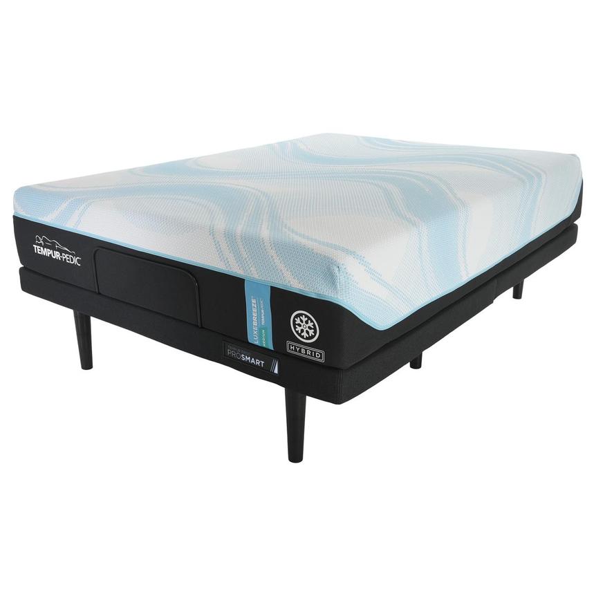 LuxeBreeze Hybrid-Medium Twin XL Mattress w/Ergo® ProSmart Powered Base by Tempur-Pedic  alternate image, 3 of 5 images.