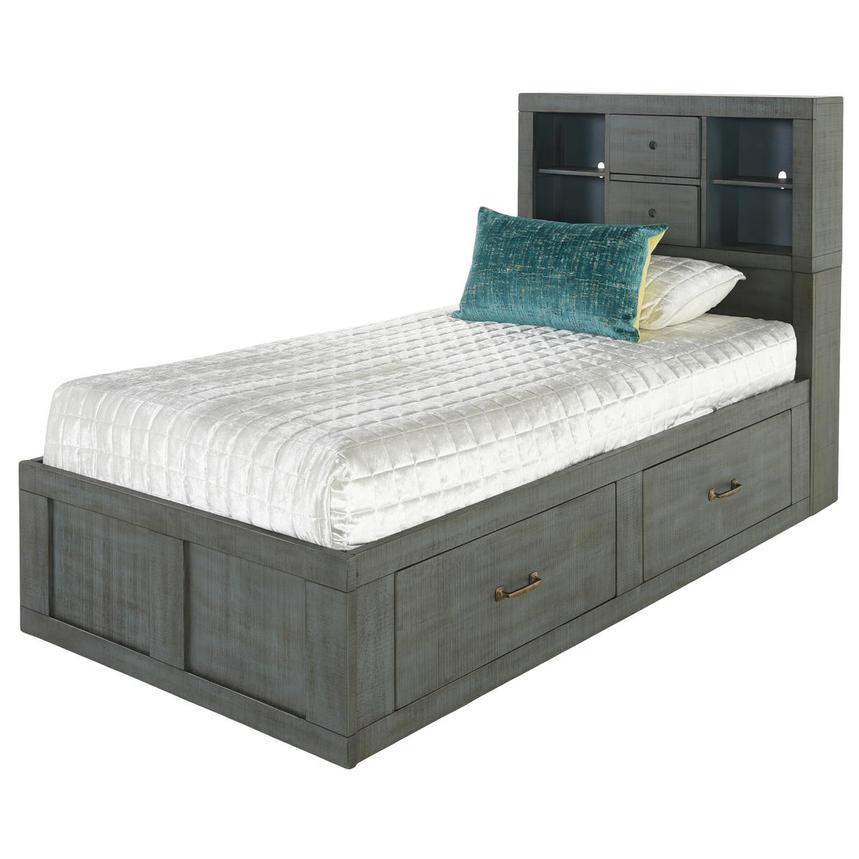 Twin bookcase bed with storage sales