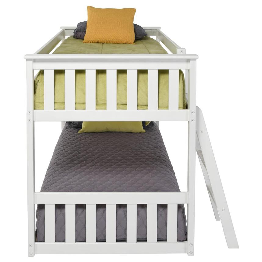 Ayden White Twin Low Bunk Bed El Dorado Furniture