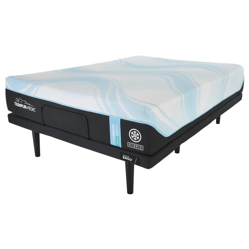 LuxeBreeze Hybrid-Medium Twin XL Mattress w/Ergo® 3.0 Powered Base by Tempur-Pedic alternate image, 3 of 5 images.