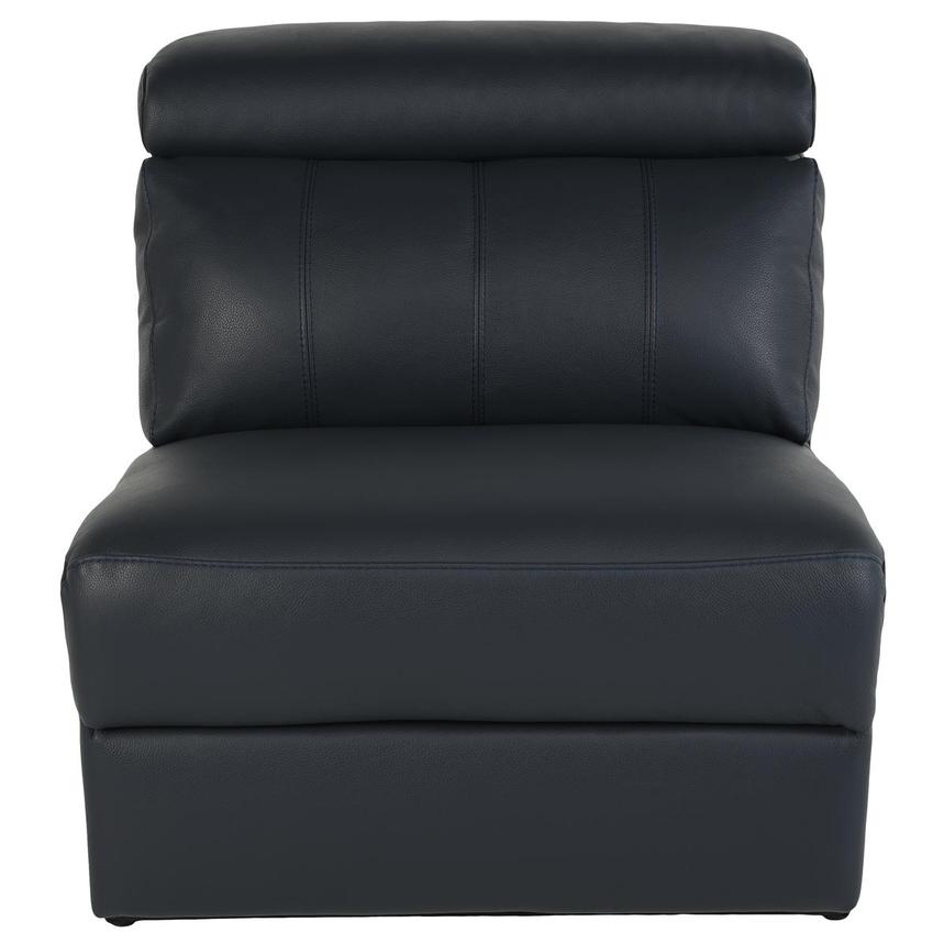Washington Blue Armless Power Recliner main image, 1 of 5 images.