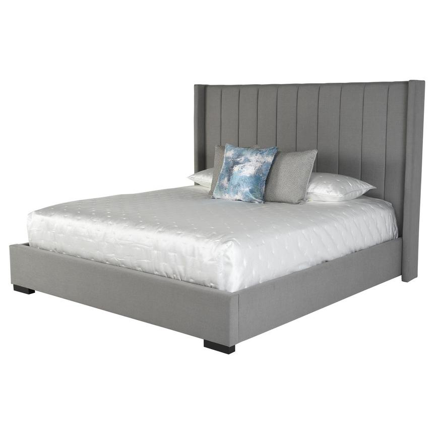 Gray Palace King Platform Bed  main image, 1 of 4 images.