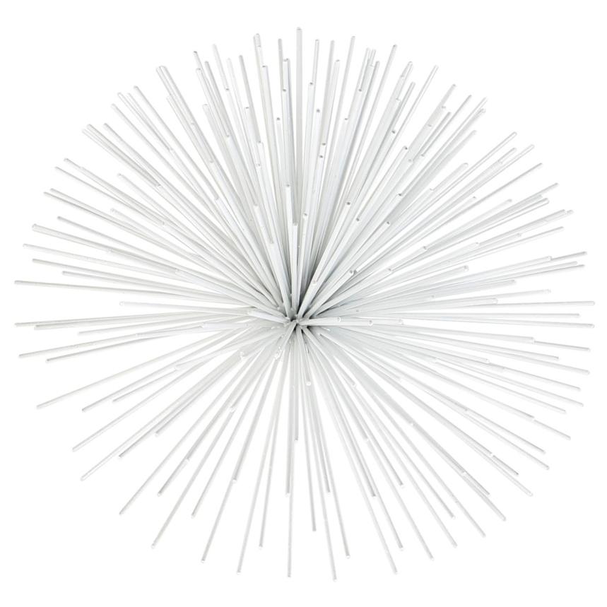 Spiky White Large Wall Decor El Dorado Furniture