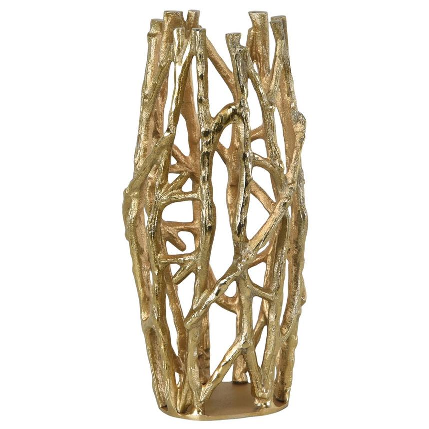 Gold Cobweb Small Vase  main image, 1 of 3 images.