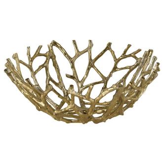 Gold Web Small Bowl