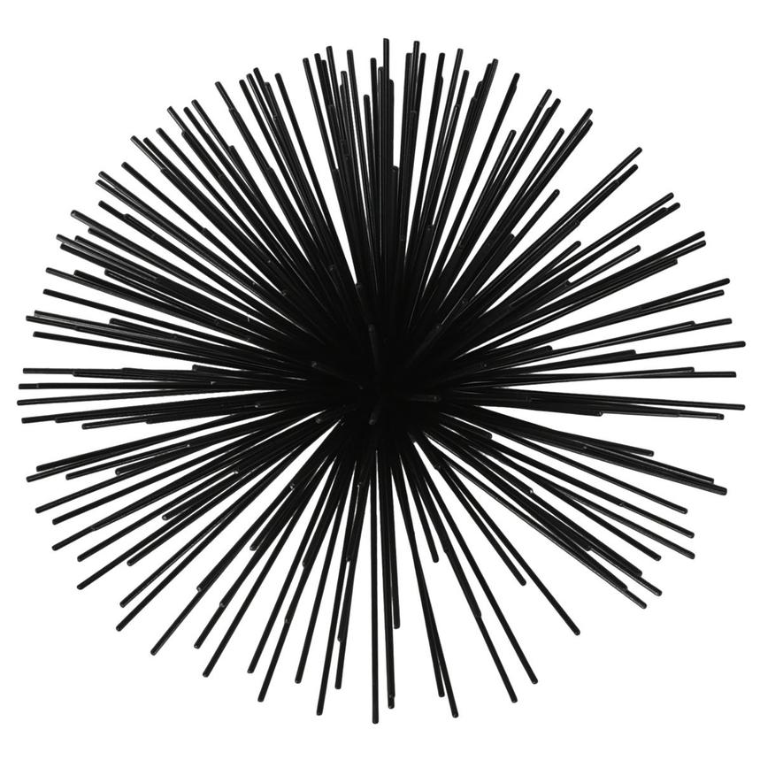 Spiky Black Small Wall Decor | El Dorado Furniture