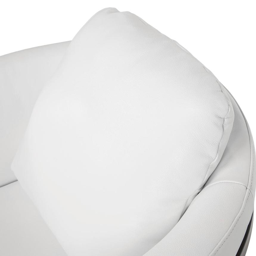 Calluna II White Leather Accent Chair  alternate image, 5 of 8 images.