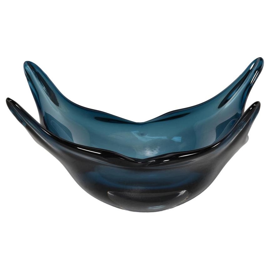 Cerulean Glass Bowl  main image, 1 of 3 images.