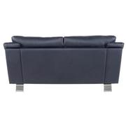 Rio Blue Leather Loveseat  alternate image, 4 of 7 images.