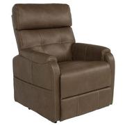 Dove Brown Power Lift Recliner w/Massage & Heat  alternate image, 3 of 9 images.