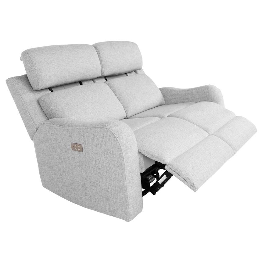 Grise Power Reclining Loveseat  alternate image, 4 of 9 images.