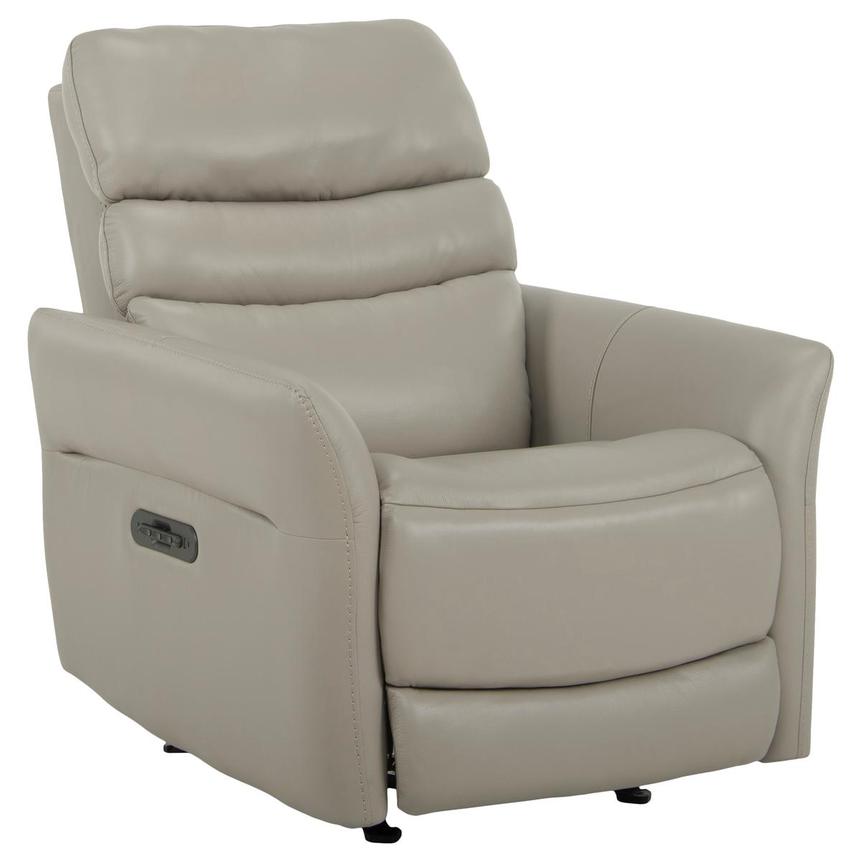 Grey leather 2025 chair recliner