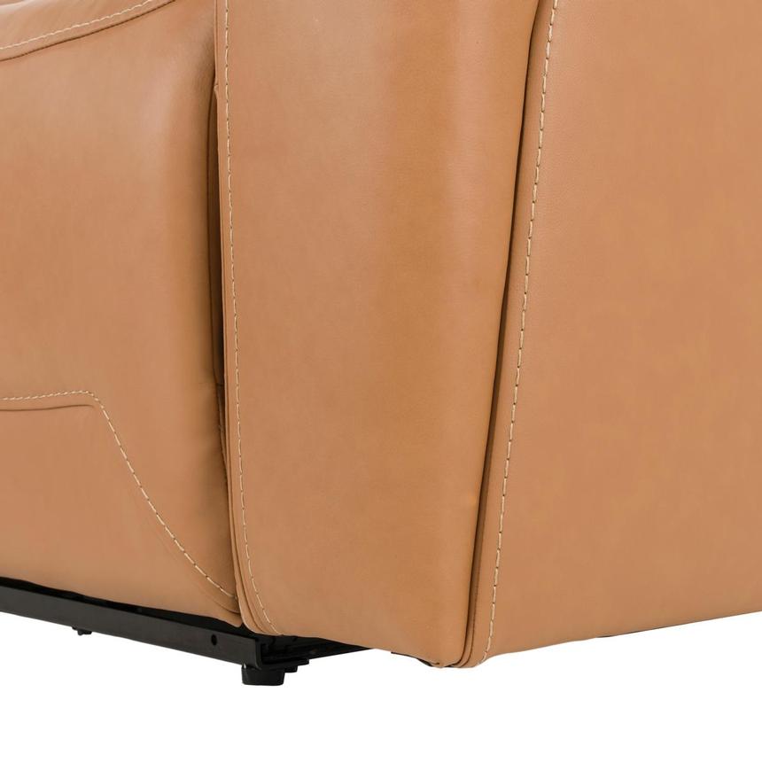 Byron Leather Power Reclining Sofa w/Console  alternate image, 10 of 11 images.