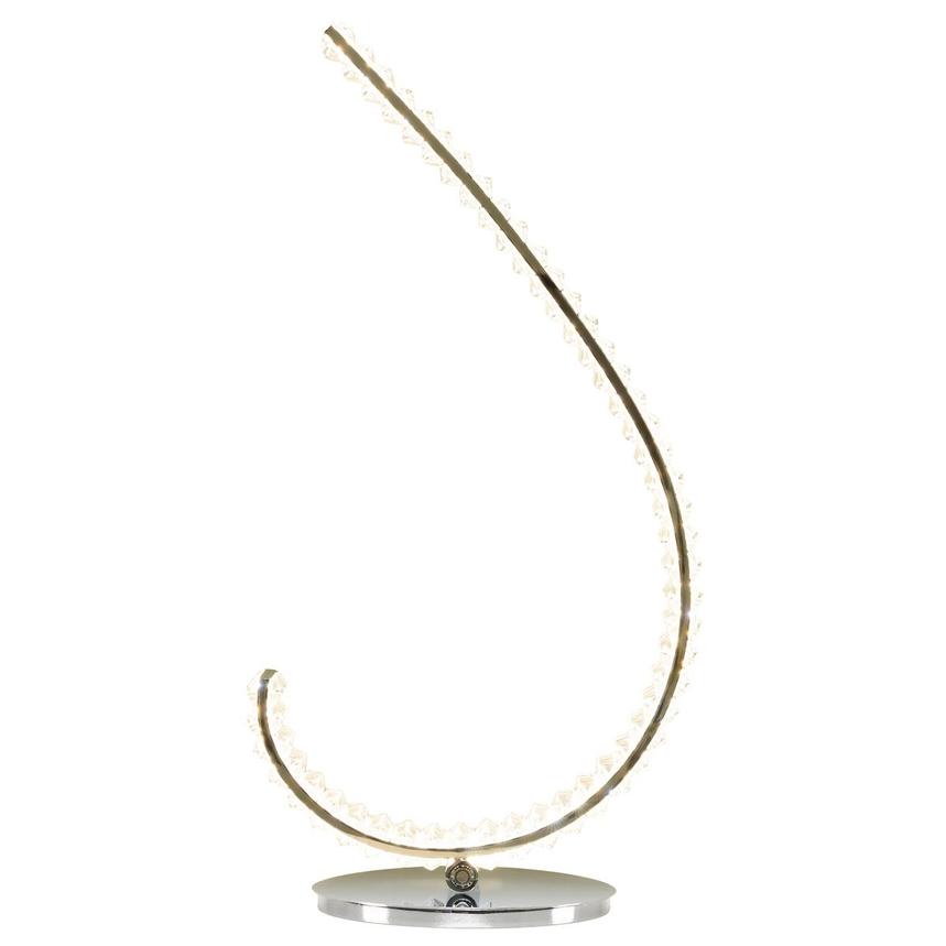 Curve Silver Left Table Lamp  alternate image, 3 of 10 images.