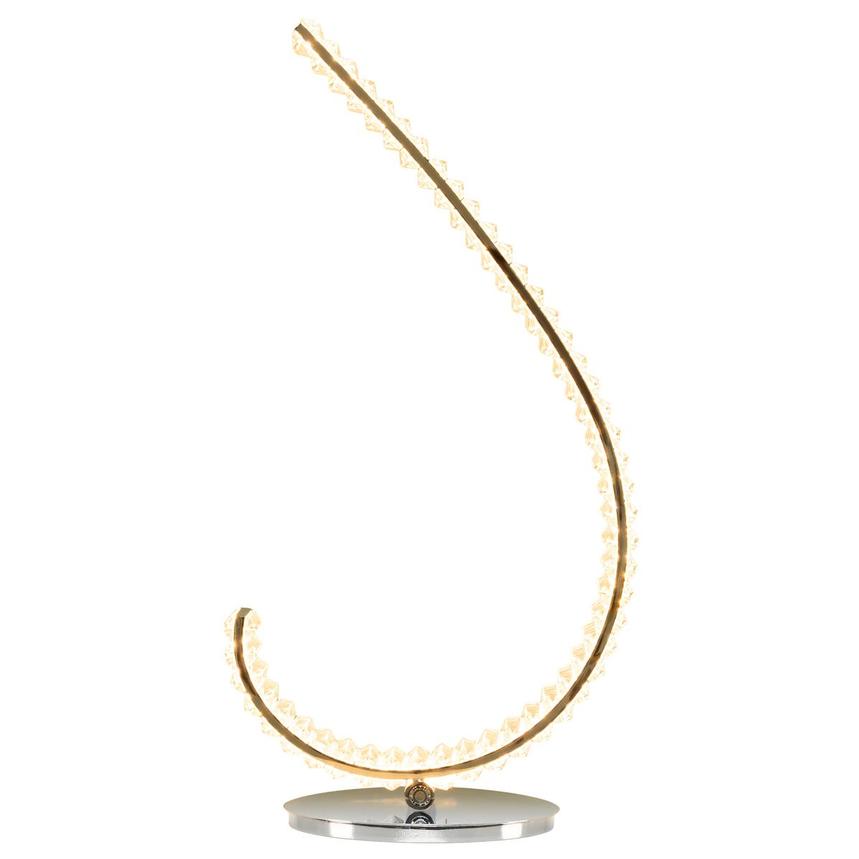 Curve Silver Left Table Lamp  alternate image, 4 of 10 images.