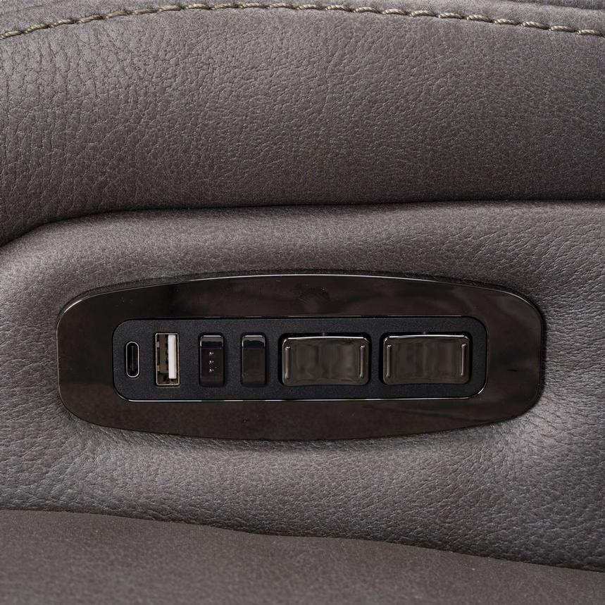 Neal Power Reclining Sofa w/Console alternate image, 11 of 12 images.