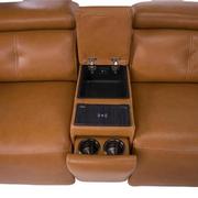 Kamet Home Theater Leather Seating with 5PCS/2PWR  alternate image, 4 of 7 images.