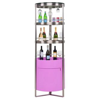 Eliza Pink Bar Cabinet