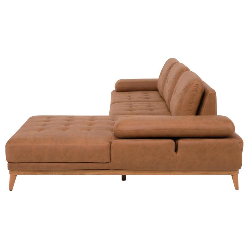 Pralin Brown Corner Sofa w/Right Chaise  alternate image, 4 of 11 images.