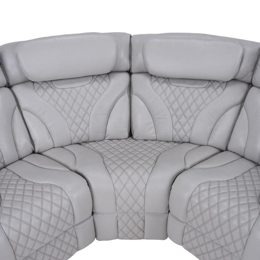 Pummel Gray Power Corner Sofa  alternate image, 6 of 16 images.