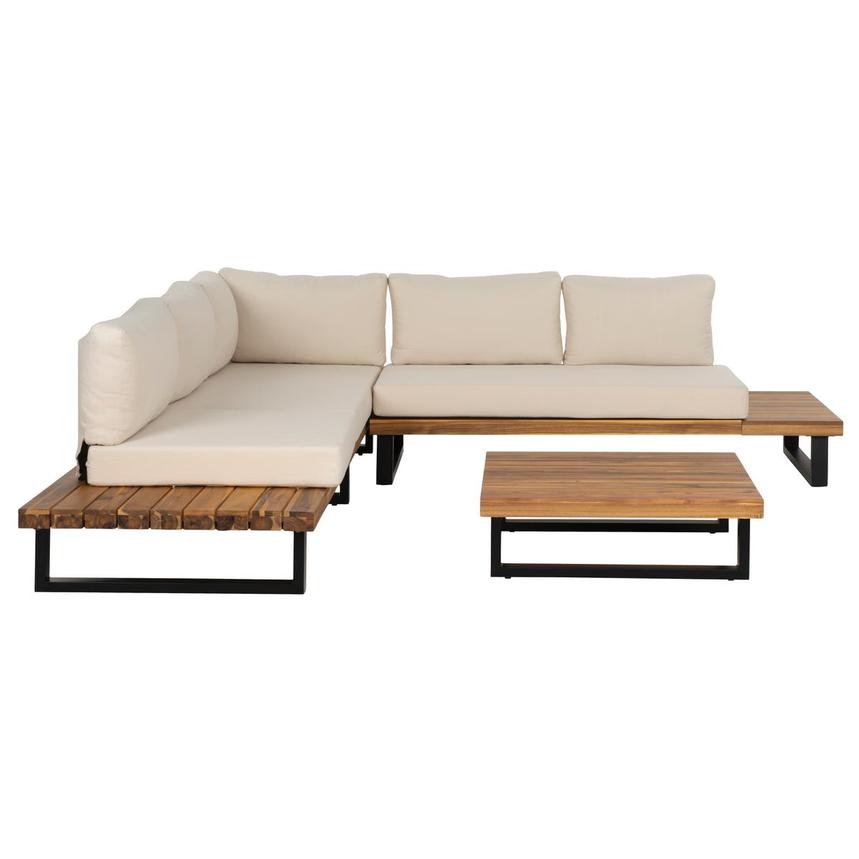Bask Beige 3-Piece Patio Set alternate image, 4 of 14 images.