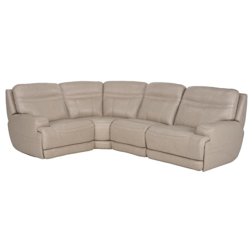 Scottsdale Leather Power Reclining Sectional with 4PCS/2PWR  main image, 1 of 8 images.