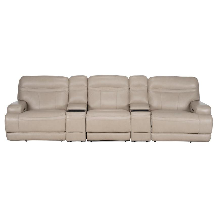 Scottsdale Home Theater Leather Seating with 5PCS/2PWR  main image, 1 of 13 images.