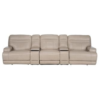 Scottsdale Home Theater Leather Seating with 5PCS/2PWR