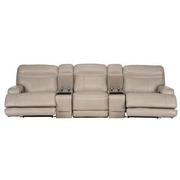 Scottsdale Home Theater Leather Seating with 5PCS/2PWR  alternate image, 2 of 13 images.